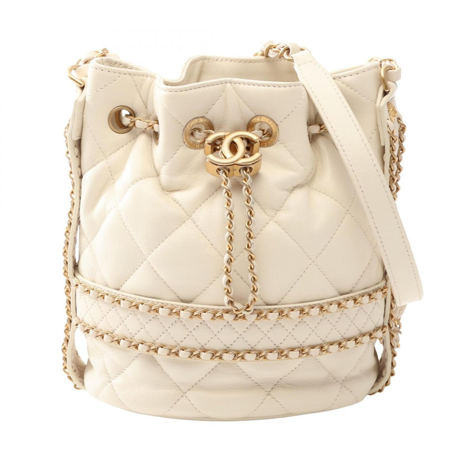 Shoulder Bag Leather Handbag Chanel: Shoulder Bag Leather Handbag Chanel This Chanel MPN AS2212 shoulder bag is crafted from high-quality lambskin leather, featuring a classic white color. Measuring 18.5cm x 16.5cm x 11cm, it boasts a sl