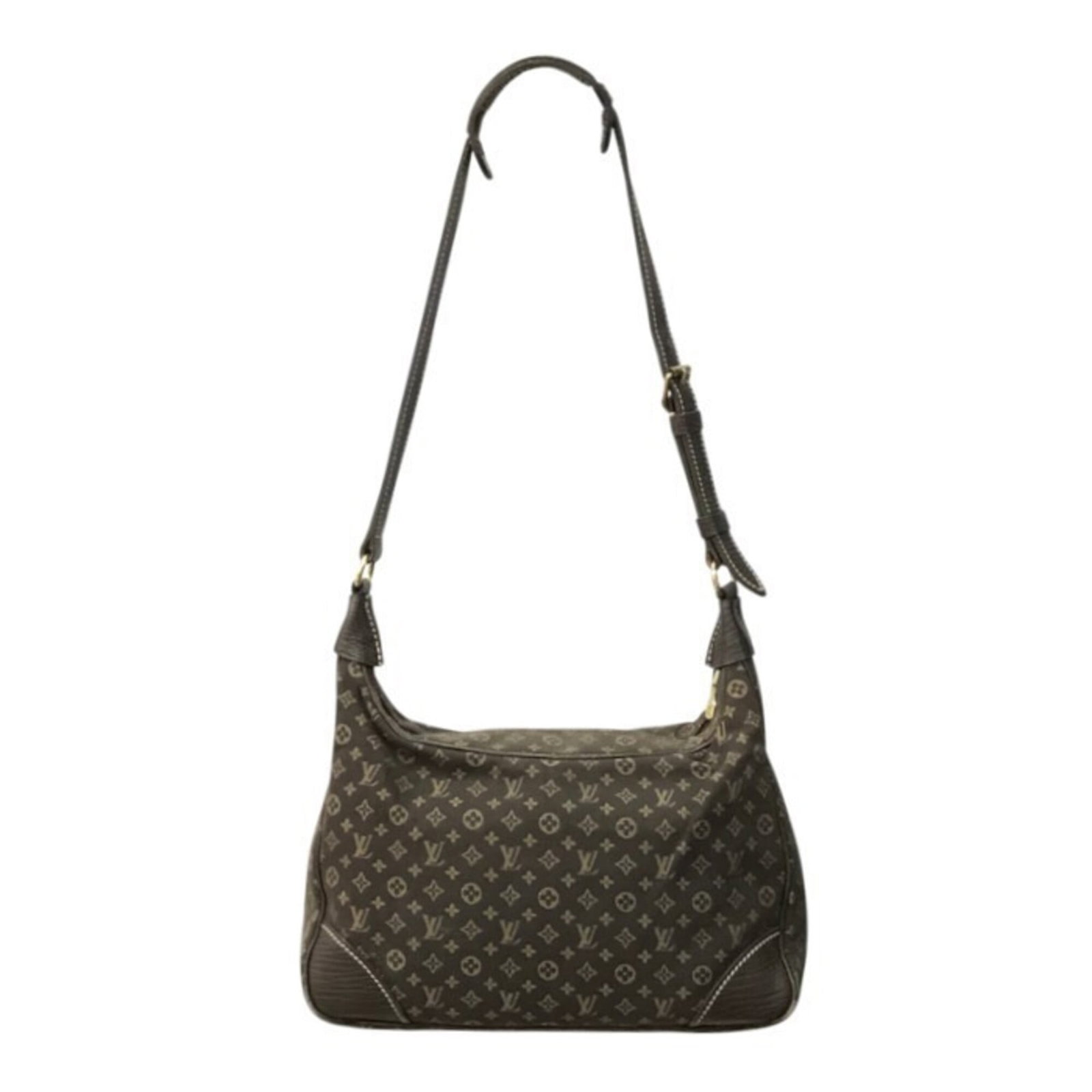 Shoulder Bag by Louis Vuitton: Shoulder Bag by Louis Vuitton Brown Monogram Mini Lin Shoulder Bag by Louis Vuitton, 22cm x 29cm x 9cm, a stylish and compact accessory from the iconic French brand. This shoulder bag features the