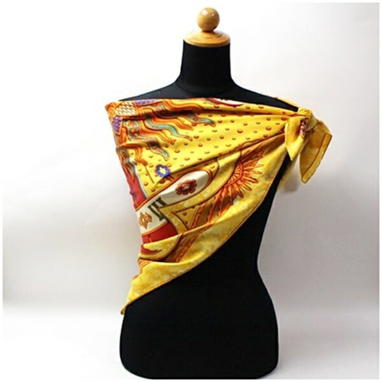 Silk Hermes Scarf - 3