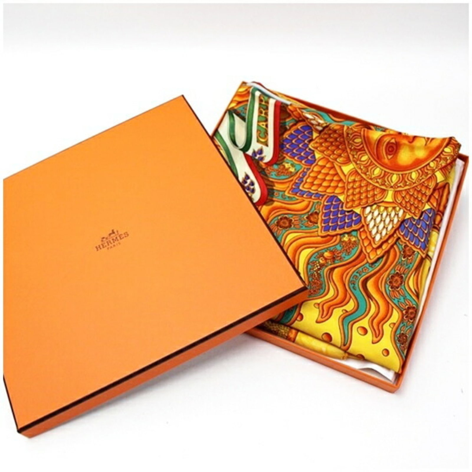 Silk Hermes Scarf - 5