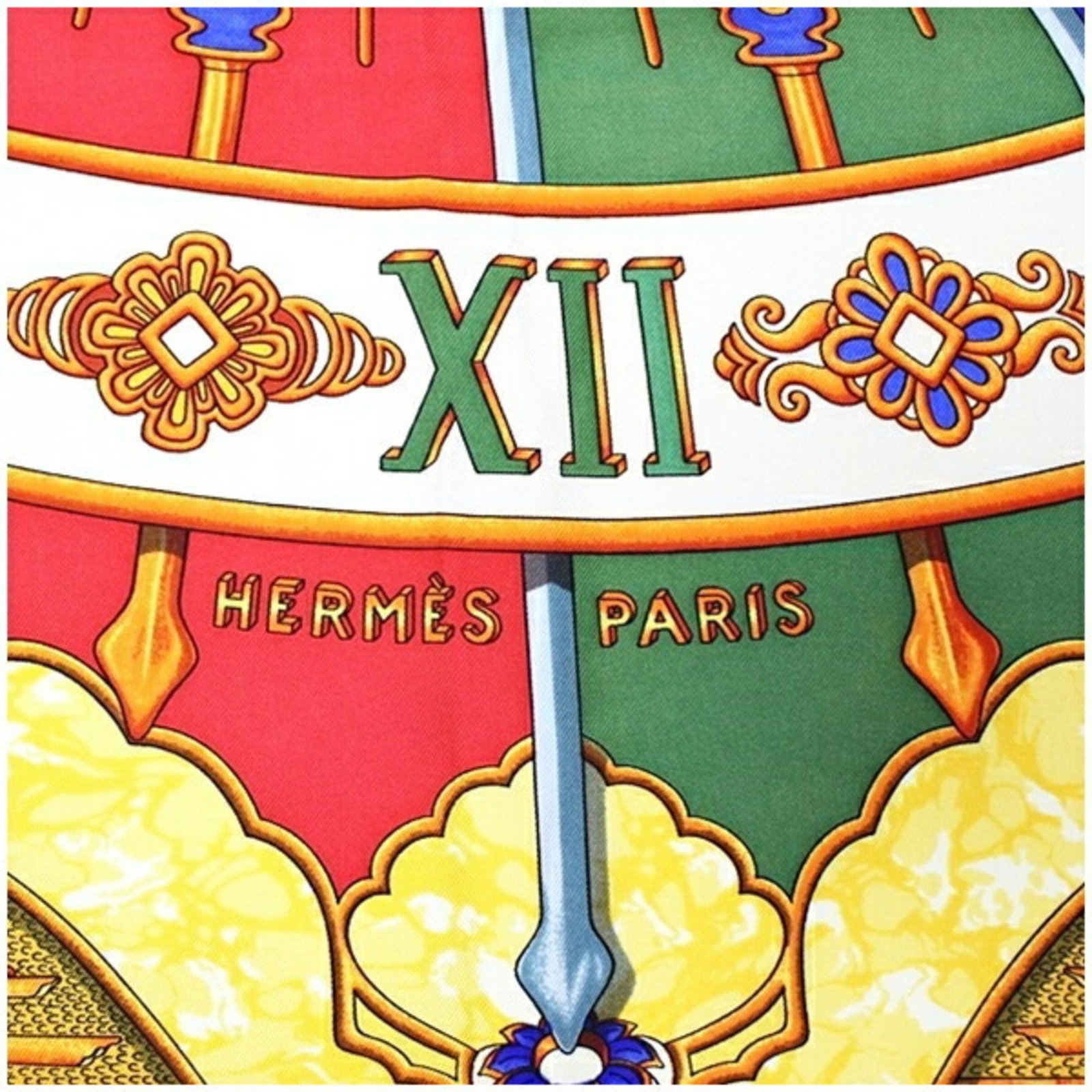Silk Hermes Scarf - 7