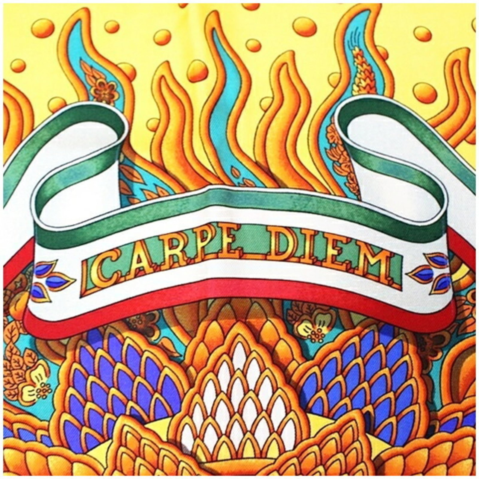 Silk Hermes Scarf - 8