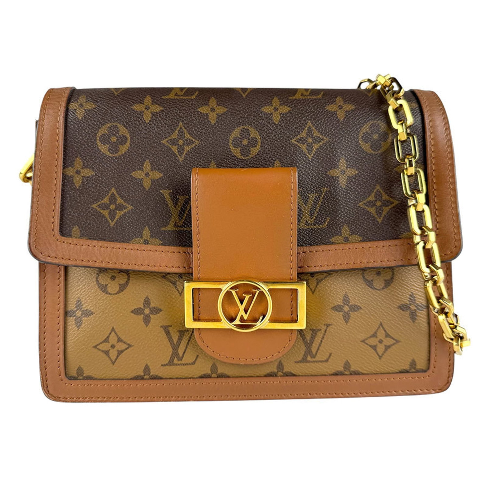 Shoulder Bag Monogram Louis Vuitton: Shoulder Bag Monogram Louis Vuitton Monogrammed with iconic Louis Vuitton design, this brown shoulder bag boasts a timeless classic style. Made from high-quality materials, its 20cm x 24cm x 6cm