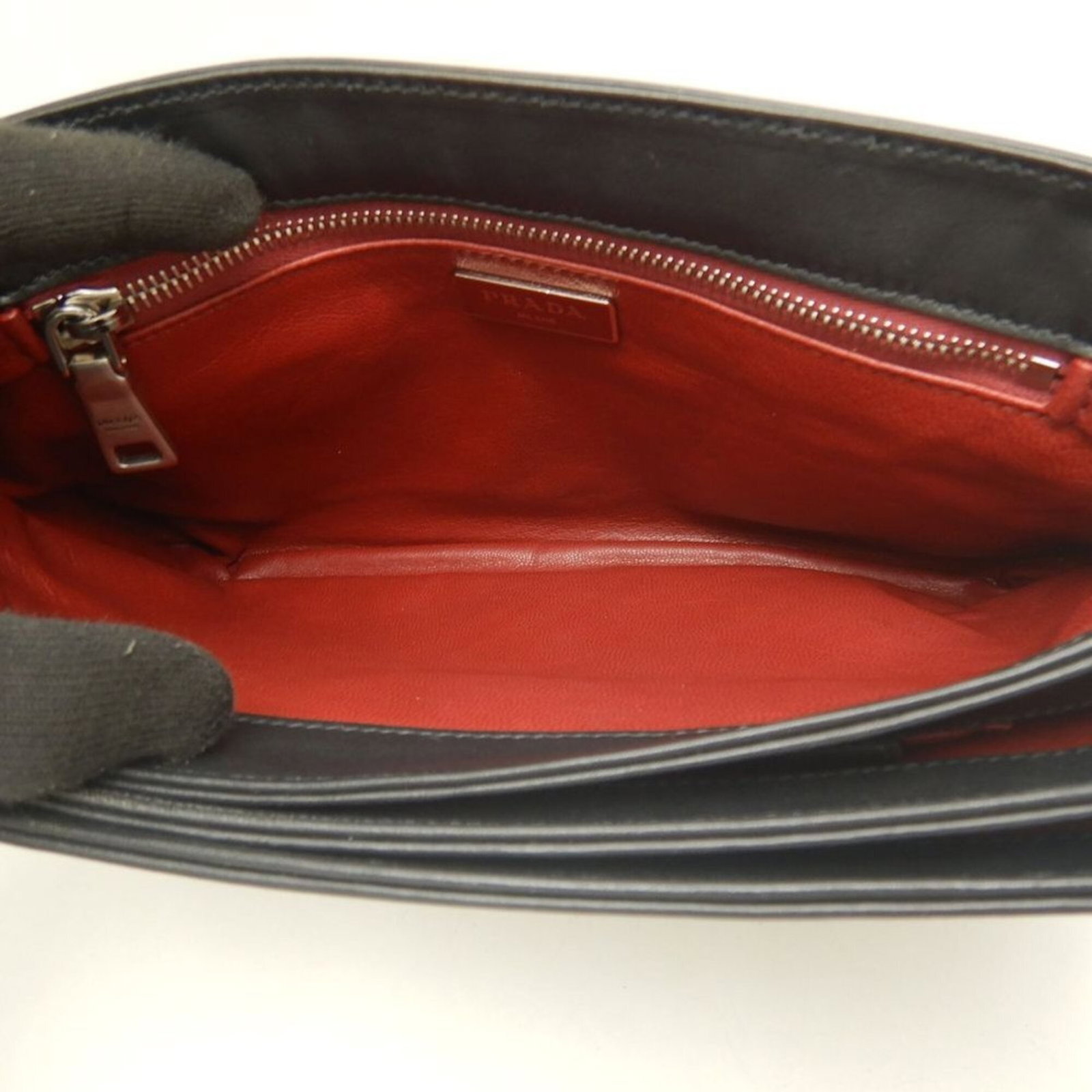 Shoulder Bag Leather Prada - 5