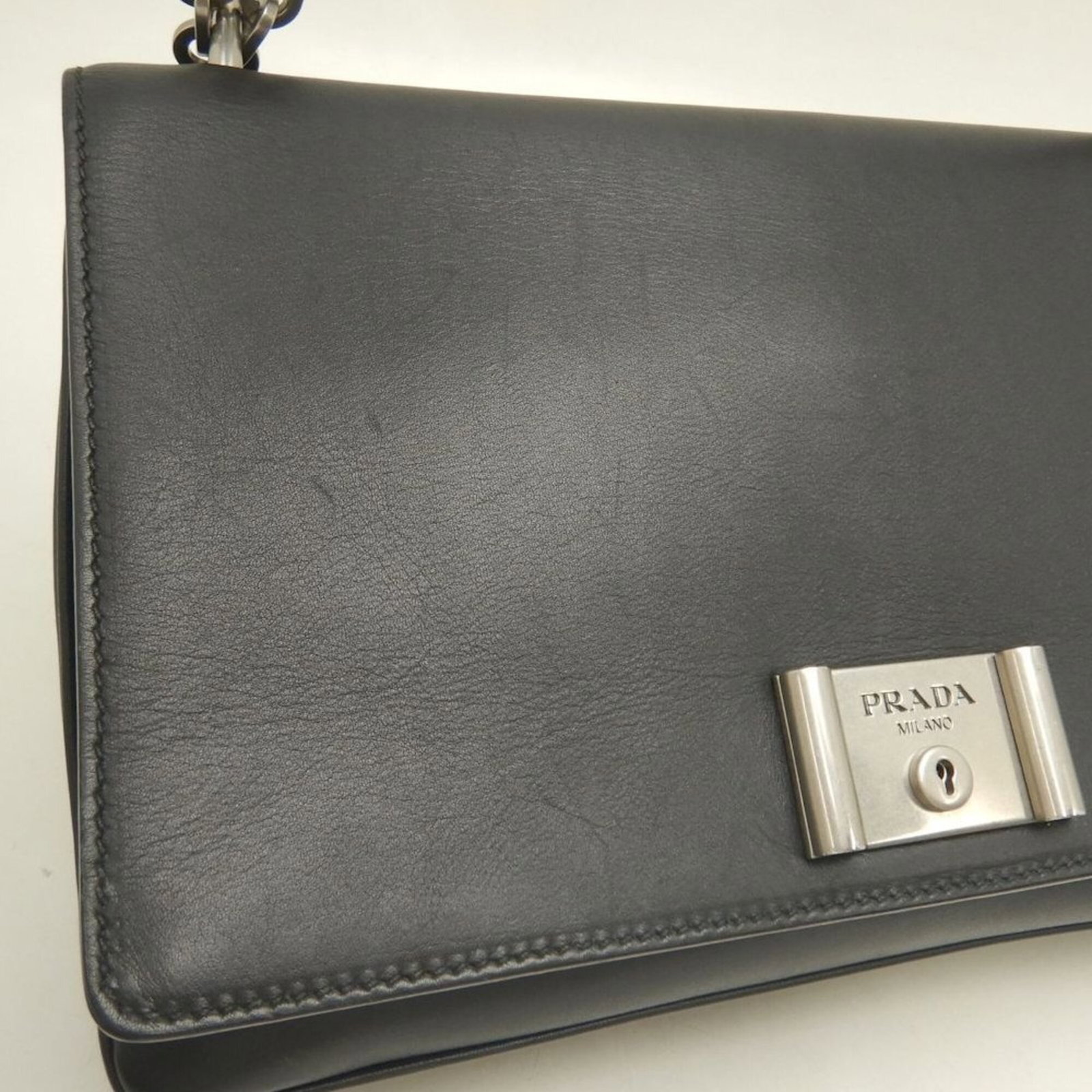 Shoulder Bag Leather Prada - 8