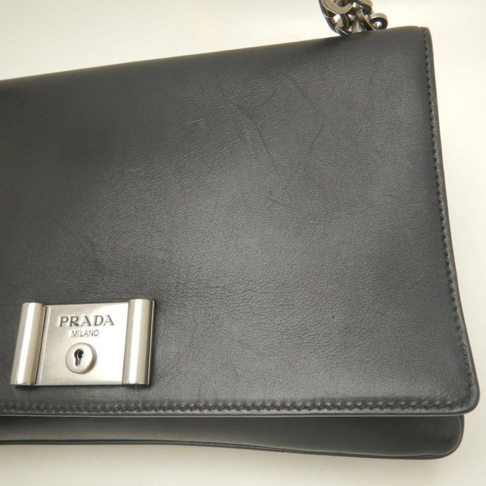 Shoulder Bag Leather Prada - 9