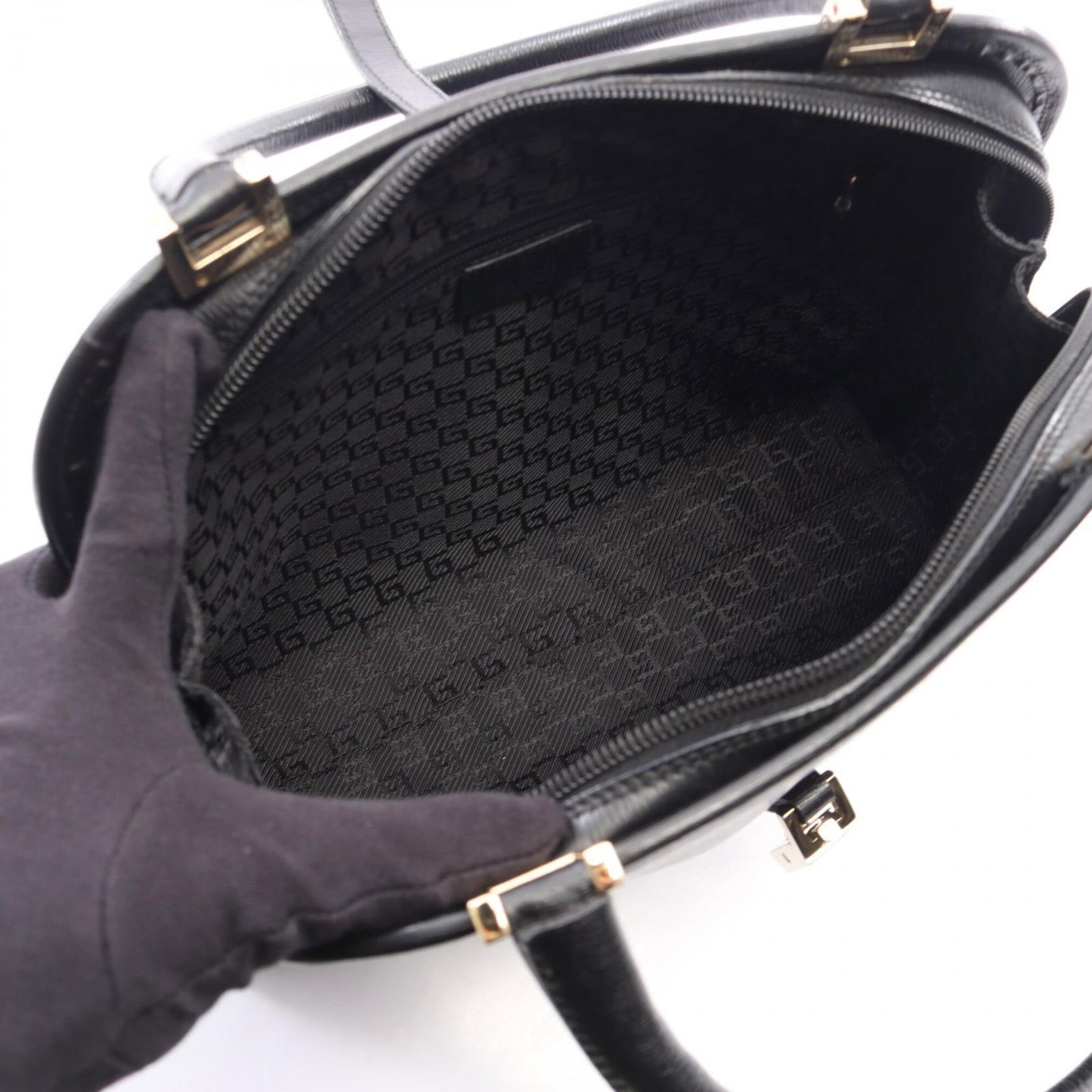 Handbag Leather Gucci - 3