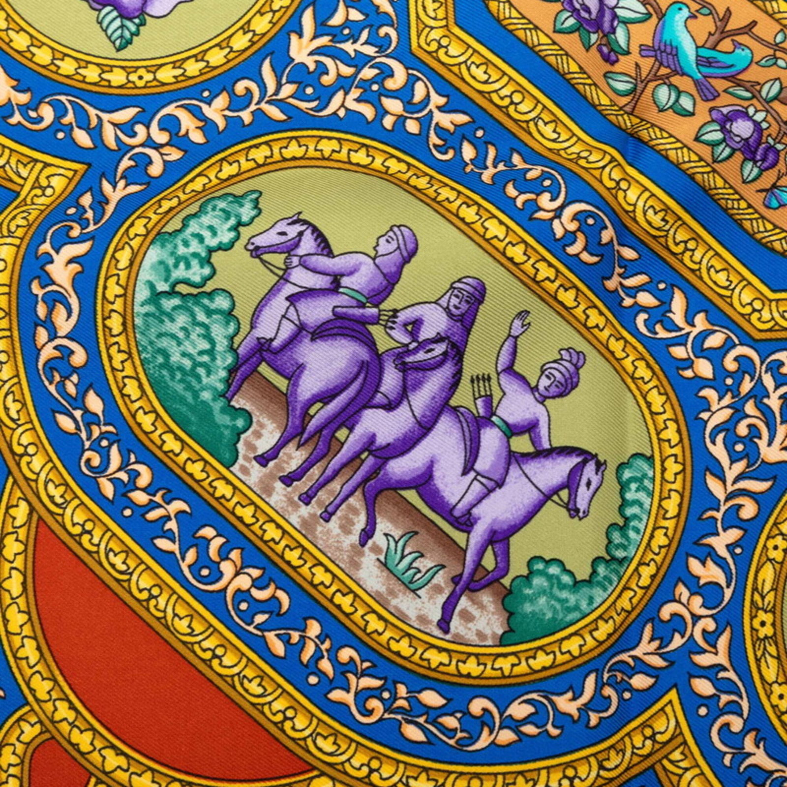 Silk Hermes Scarf - 4