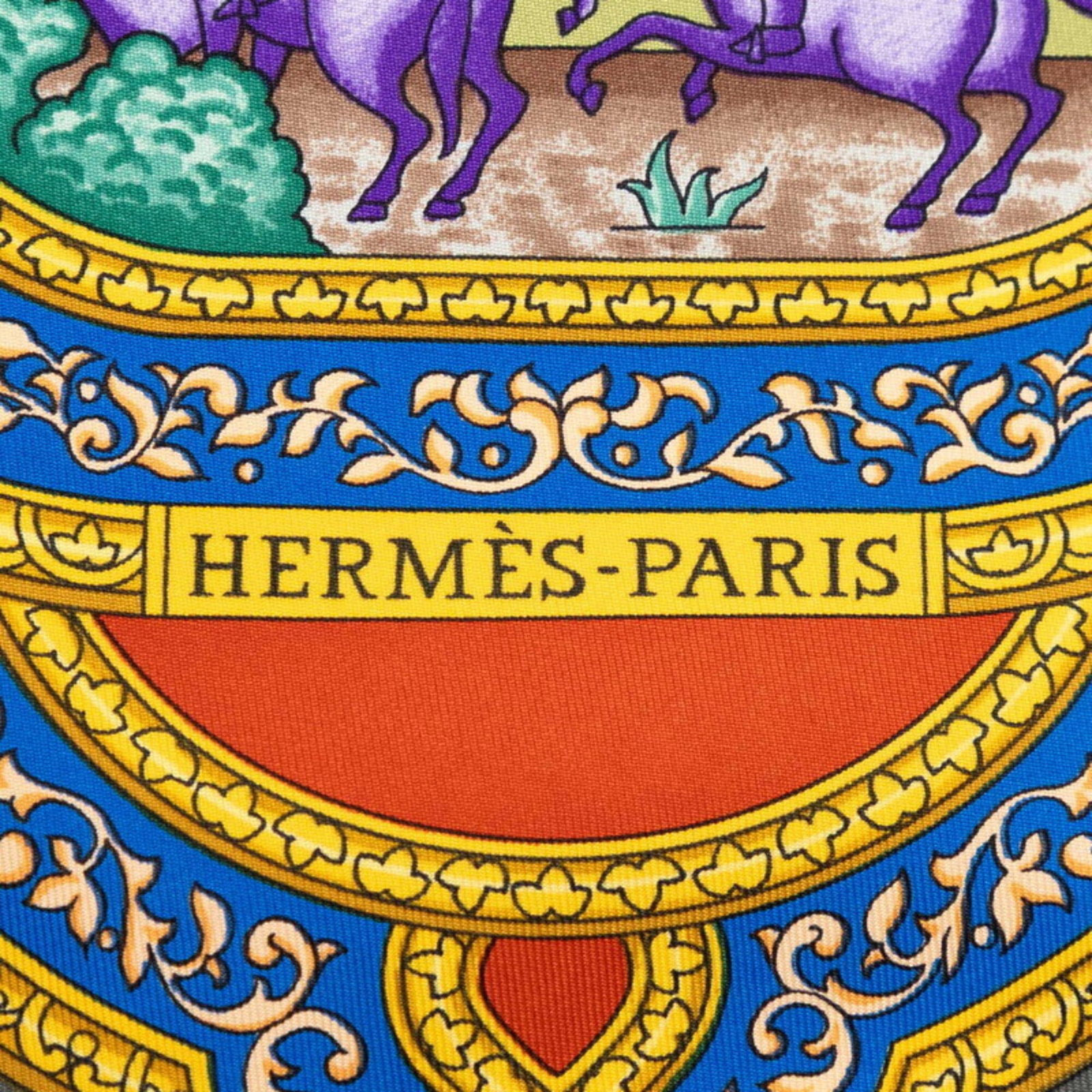 Silk Hermes Scarf - 6