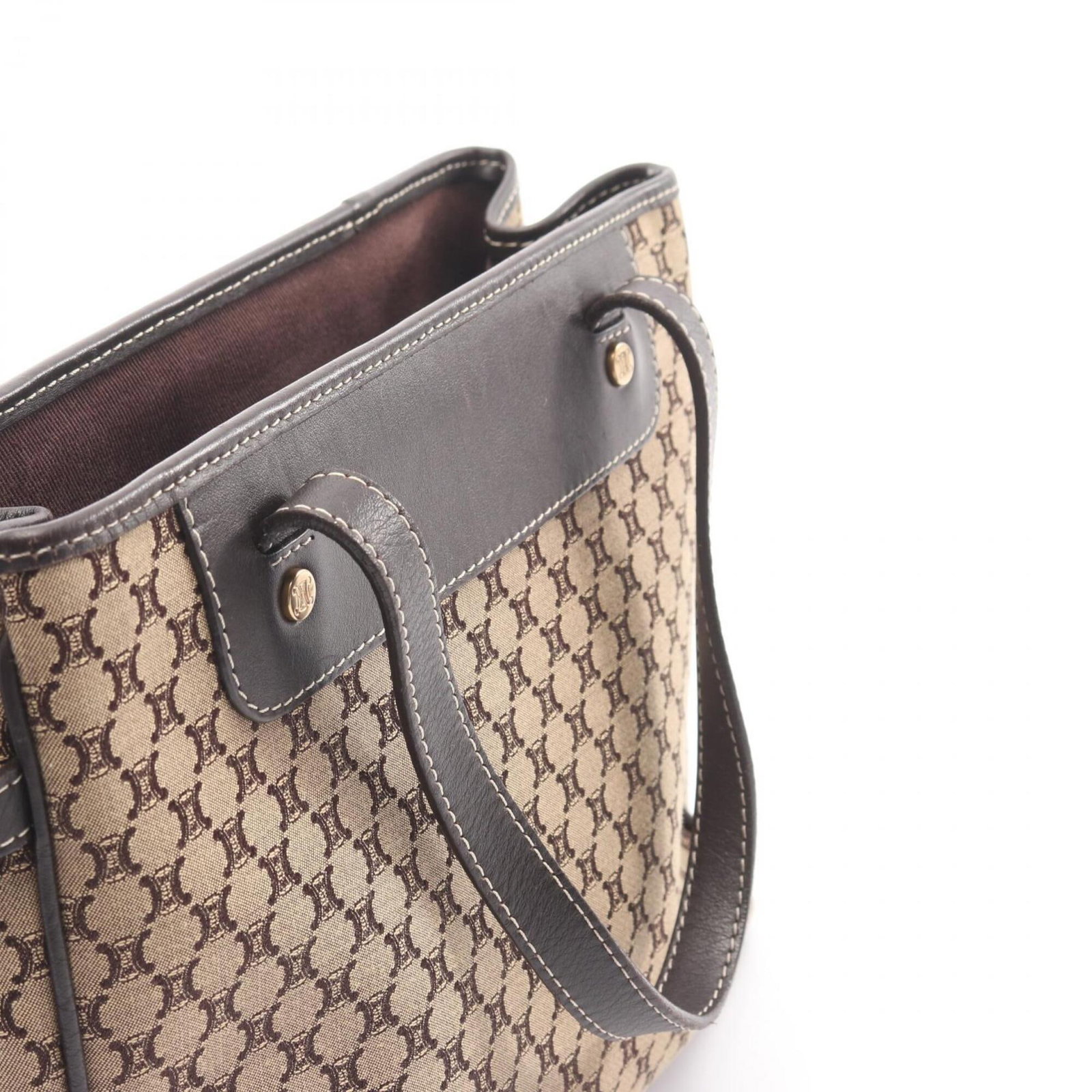 Handbag Canvas Leather - 10