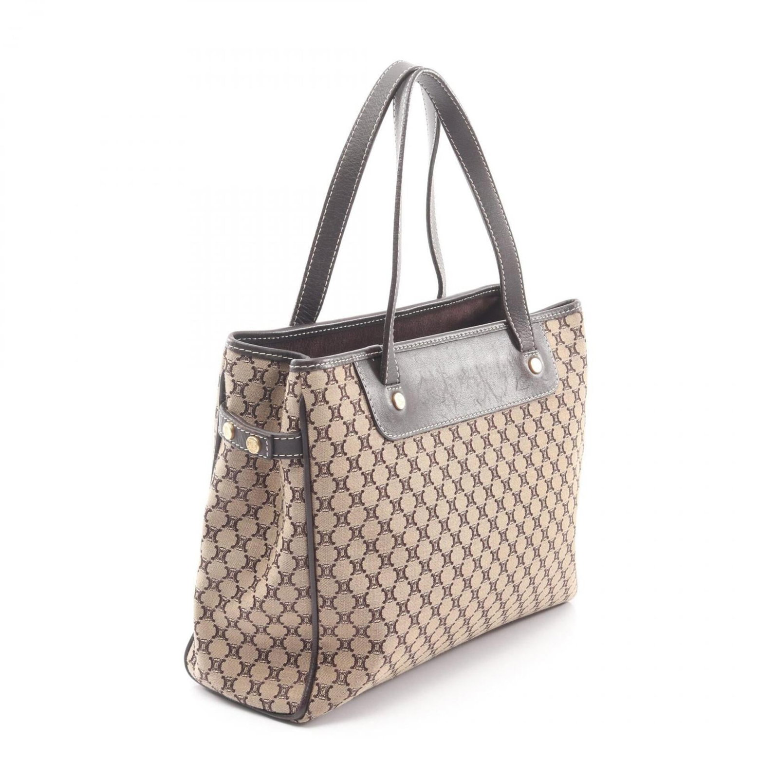 Handbag Canvas Leather - 2