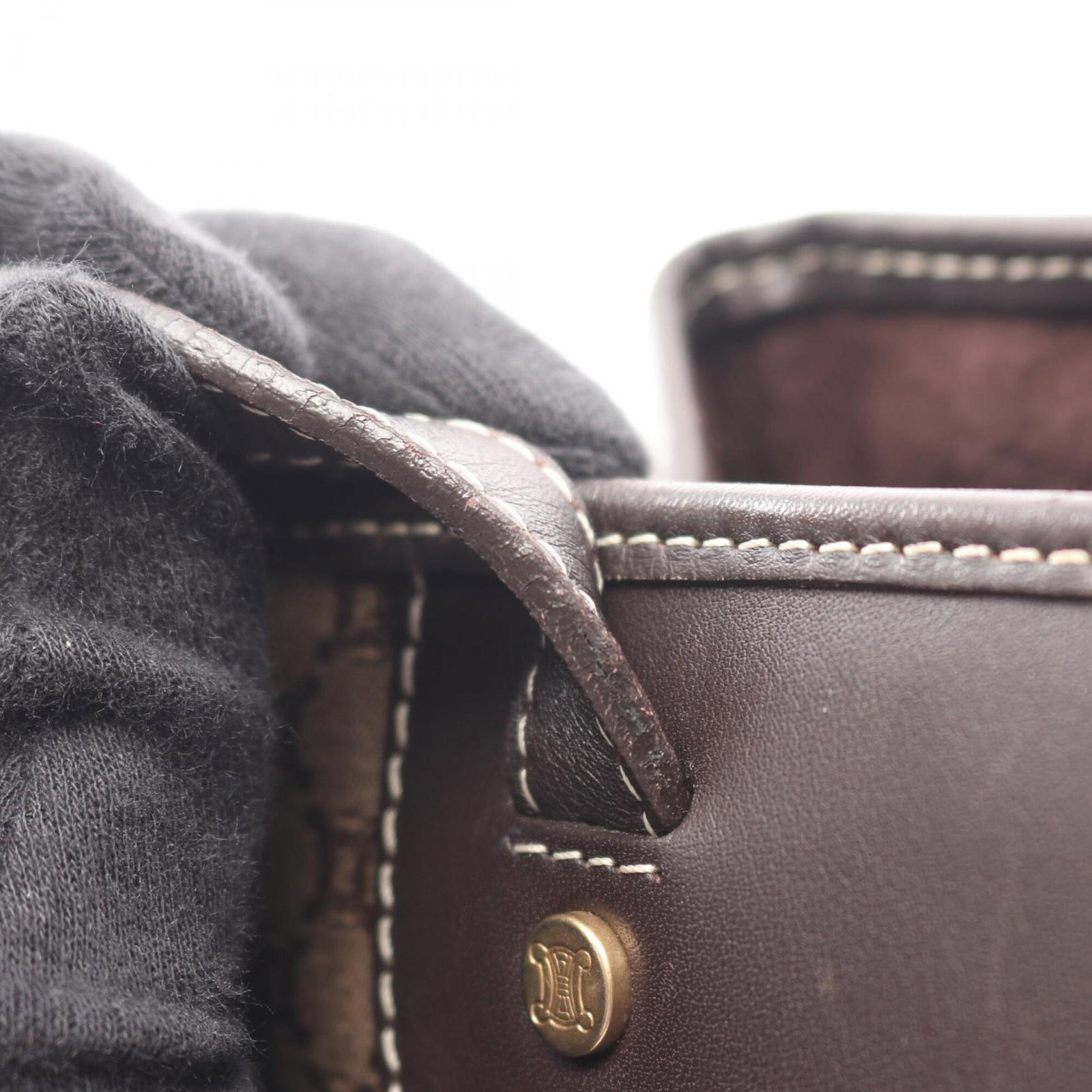 Handbag Canvas Leather - 7