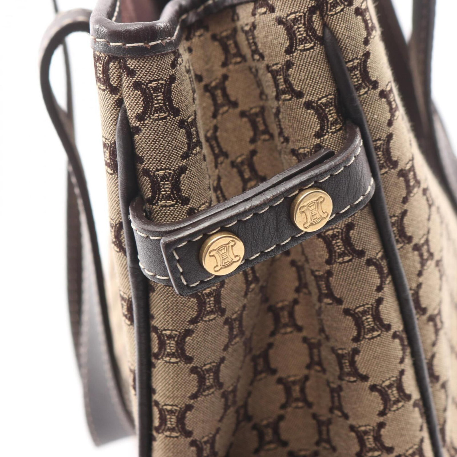 Handbag Canvas Leather - 9