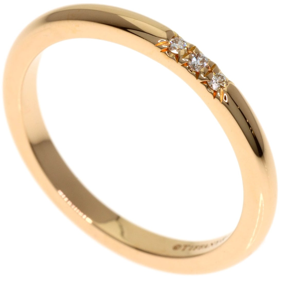 Pink Gold Tiffany&Co Forever Diamond Ring (1 of 6)