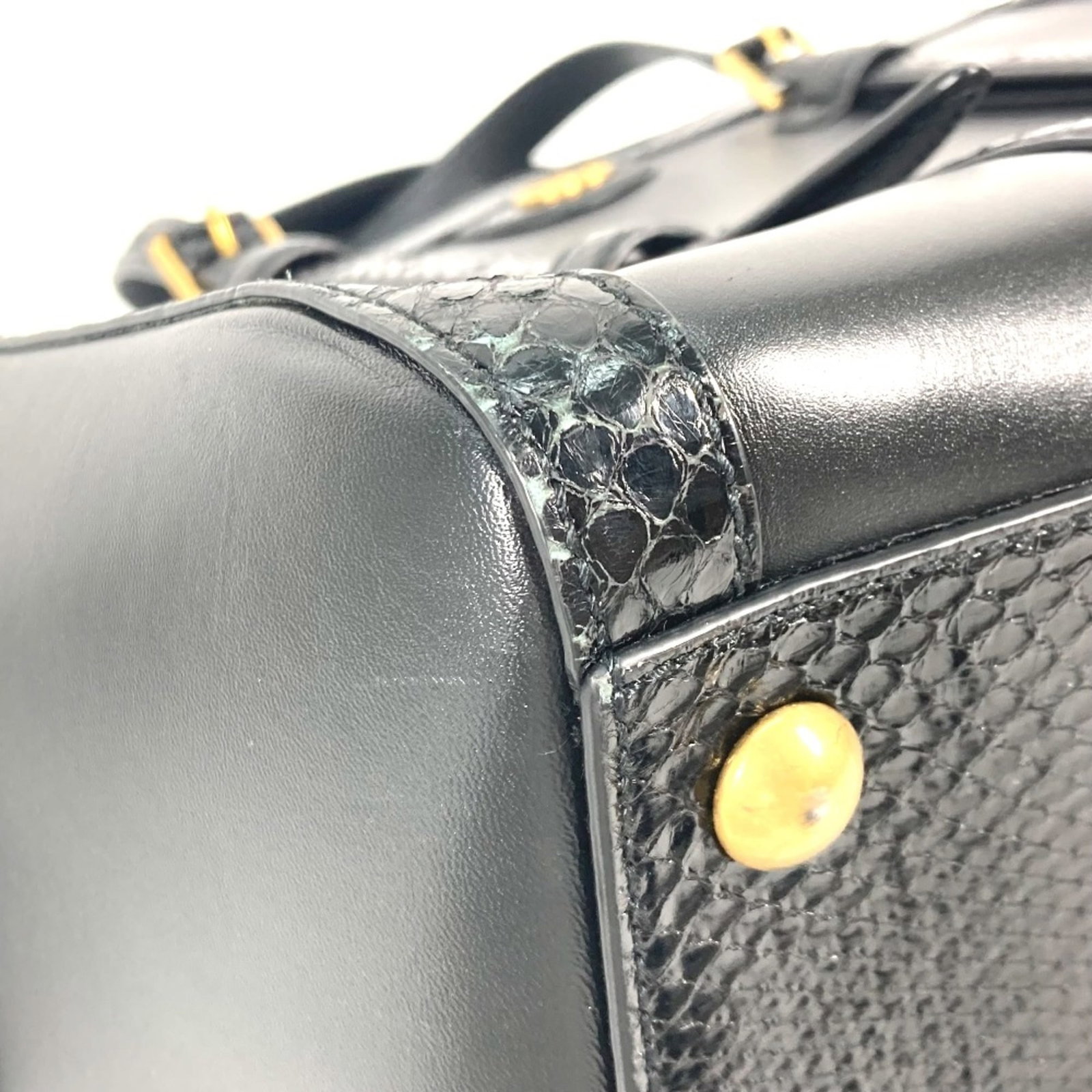 Handbag Leather Gucci - 11