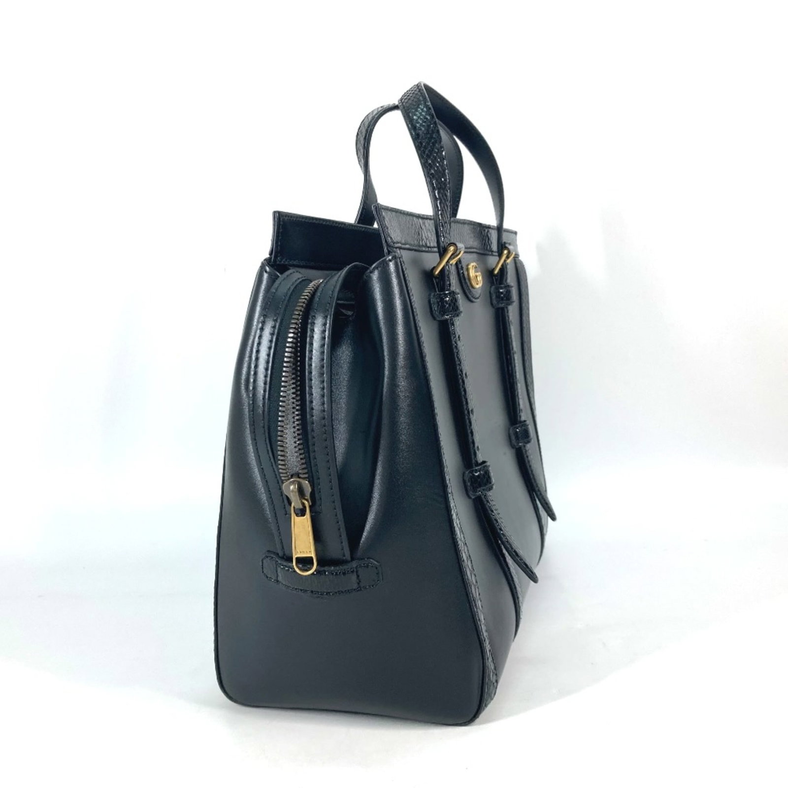 Handbag Leather Gucci - 3