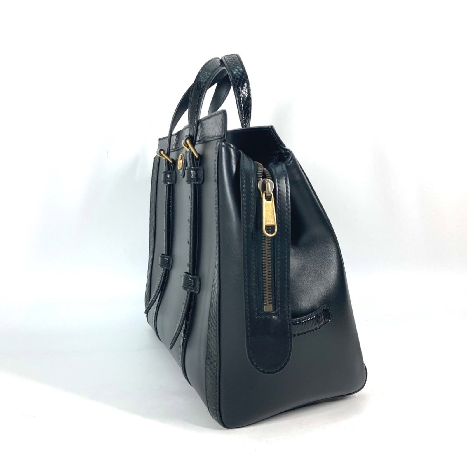 Handbag Leather Gucci - 4