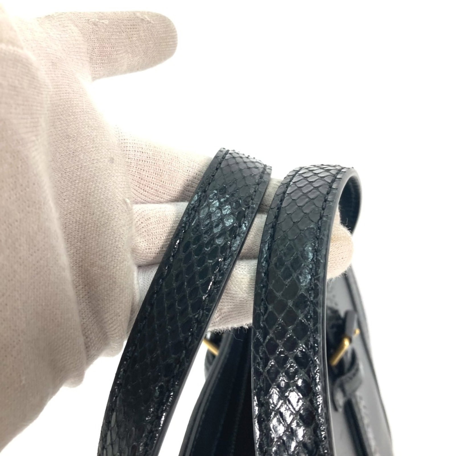 Handbag Leather Gucci - 5