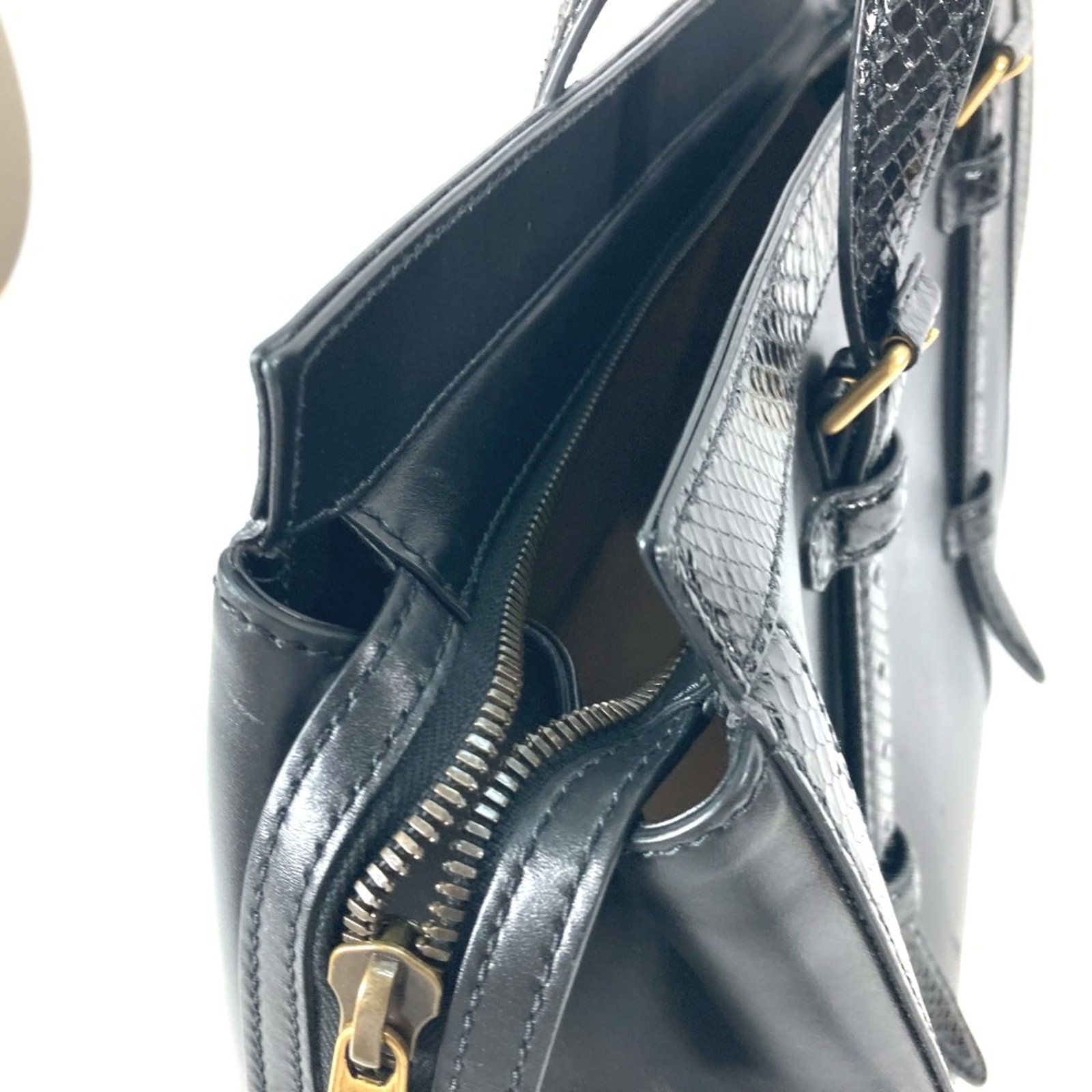 Handbag Leather Gucci - 6