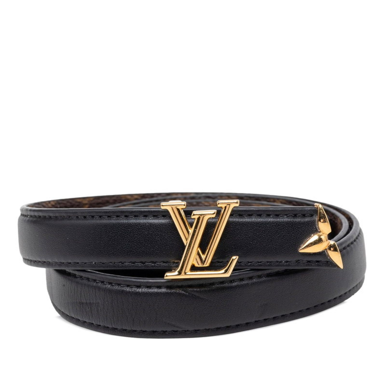 Standard belt by Louis Vuitton: Standard belt by Louis Vuitton Standard belt by Louis Vuitton, featuring a classic design with a black or brown leather strap made from a combination of materials, available in a range of lengths to s