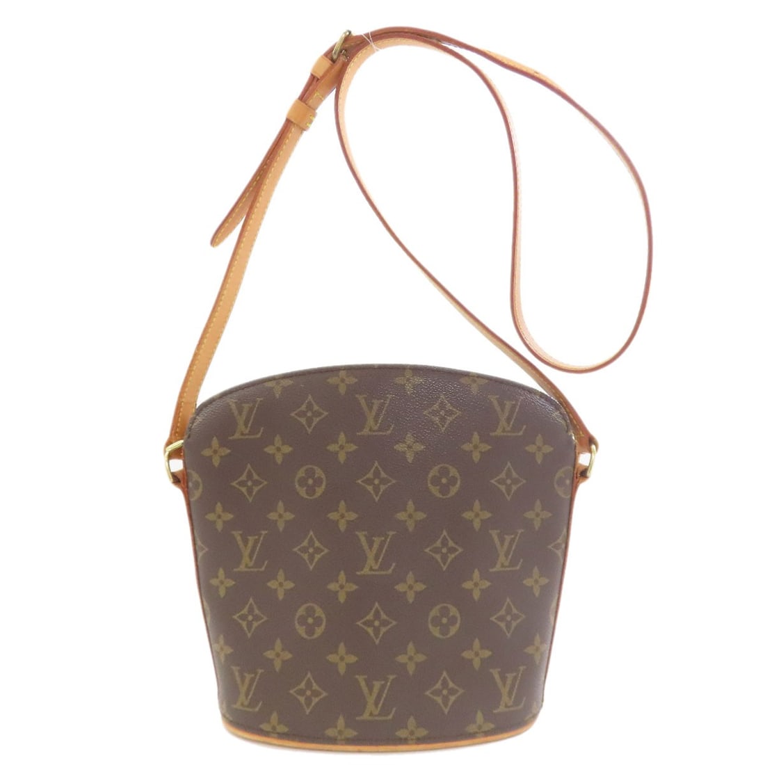 Canvas Monogram Drouot M51290 Bag Shoulder Louis Vuitton: Canvas Monogram Drouot M51290 Bag Shoulder Louis Vuitton Brown Monogram Canvas Louis Vuitton Shoulder Bag with signature. This classic shoulder bag features the iconic monogram canvas exterior and is 