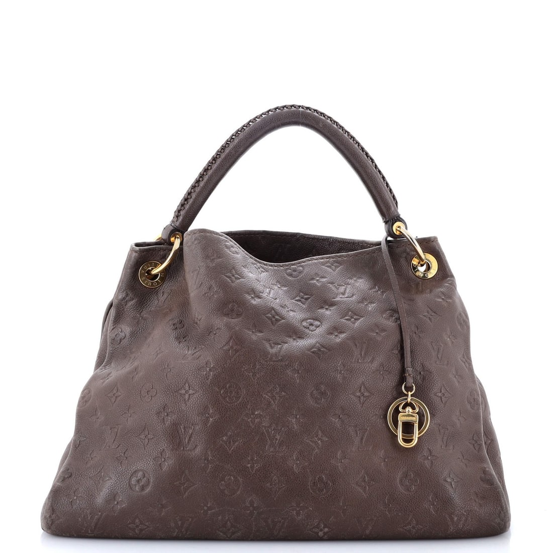 Louis Vuitton Artsy Handbag Monogram Empreinte Leather: Louis Vuitton Artsy Handbag Monogram Empreinte Leather Brown Louis Vuitton Artsy Handbag Monogram Empreinte Leather, featuring a classic hobos style with signature monogram Empreinte pattern, measures