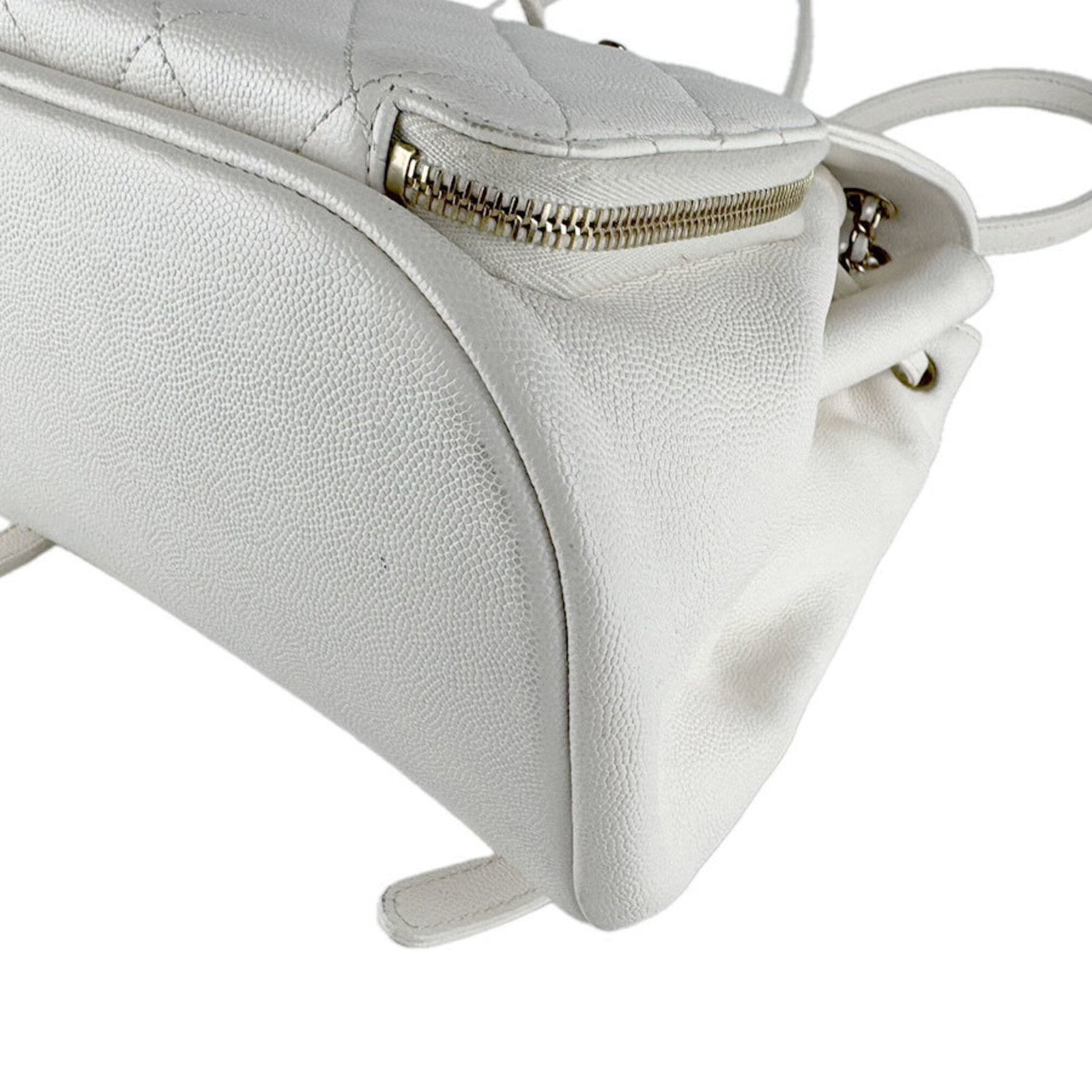 Calfskin Grained Chanel Backpack - 10