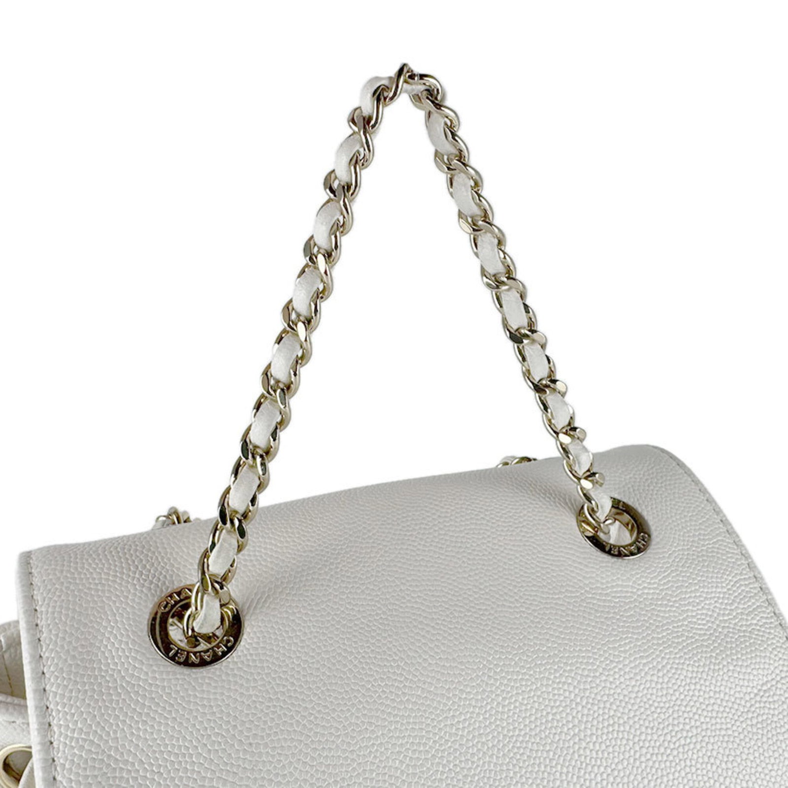 Calfskin Grained Chanel Backpack - 11