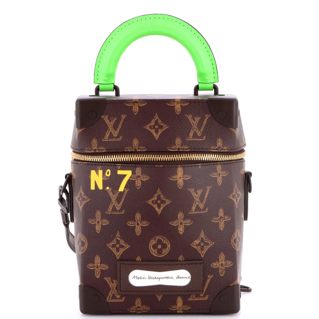 Louis Vuitton Vertical Box Trunk Bag No.7 Trunk L'Oeil Vintage Monogram Canvas (1 of 8)