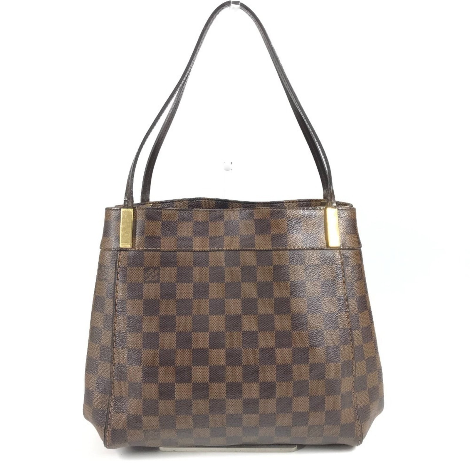 Shoulder Bag Damier Canvas By Louis Vuitton: Shoulder Bag Damier Canvas By Louis Vuitton Damier canvas in brown, a classic design from Louis Vuitton, crafted from high-quality materials. This shoulder bag measures 24cm x 27cm x 13cm, perfect