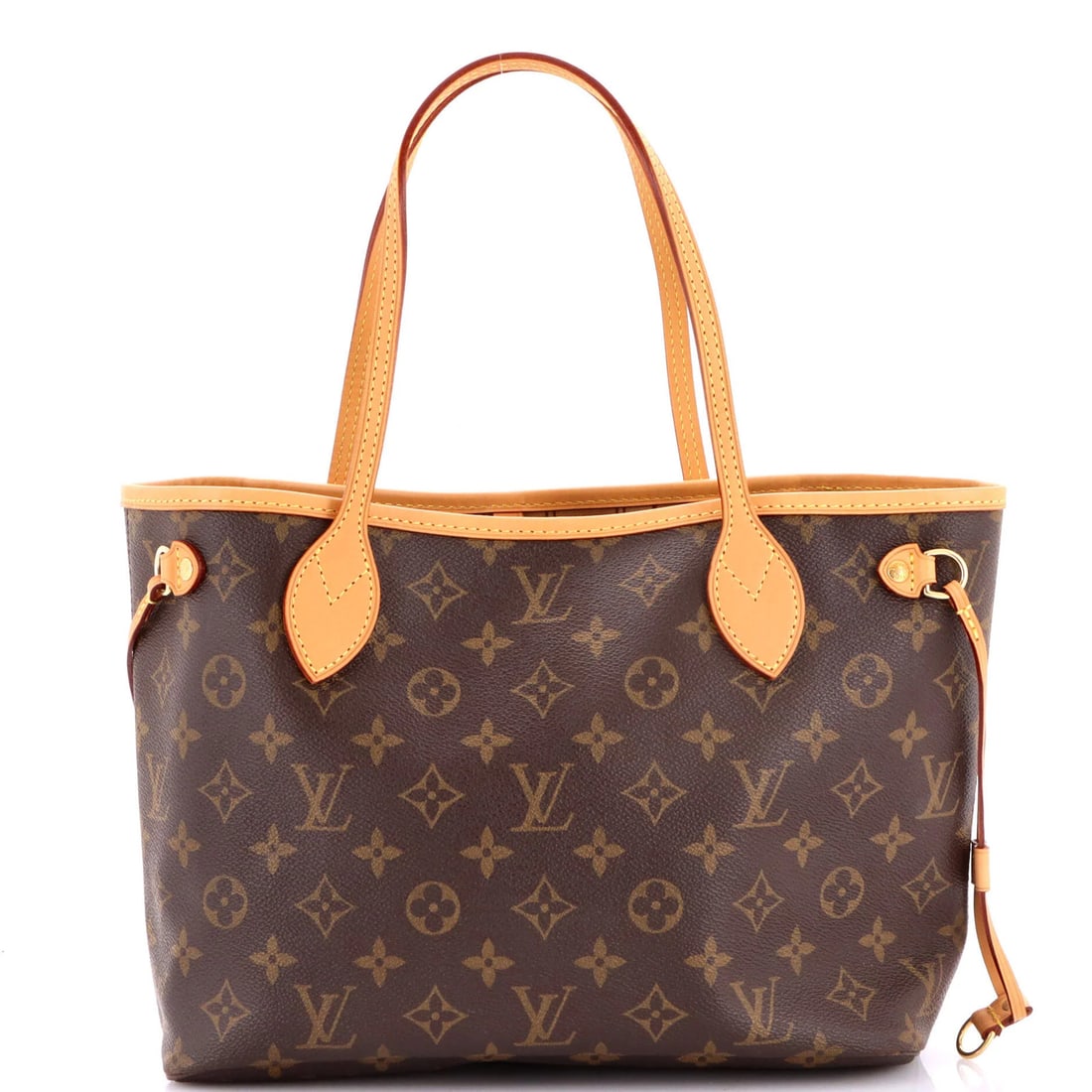 Louis Vuitton Neverfull NM Tote Monogram Canvas PM: Louis Vuitton Neverfull NM Tote Monogram Canvas PM Brown Louis Vuitton Neverfull NM Tote Monogram Canvas PM, featuring a classic PM design with a canvas coated exterior and pink interior. The item