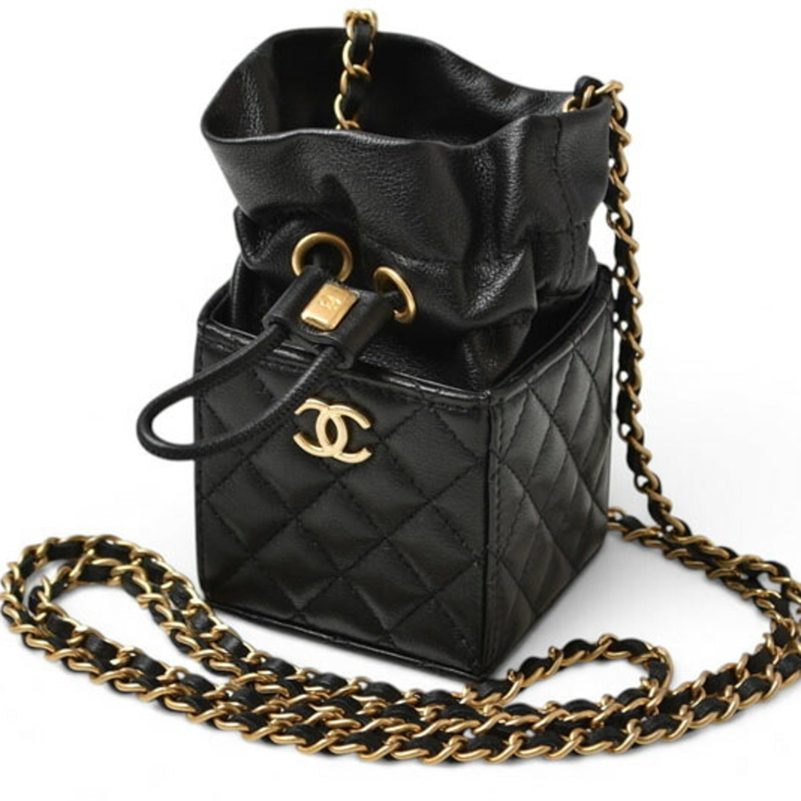 Shoulder Bag Leather Chanel: Shoulder Bag Leather Chanel This black leather shoulder bag from Chanel is a sleek and sophisticated accessory. Made from high-quality leather, its compact size and classic design make it a versatile 
