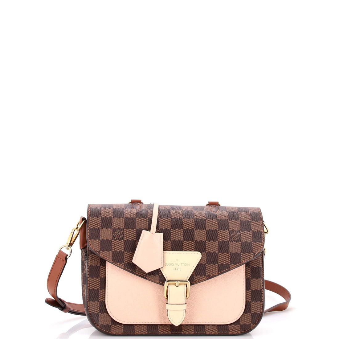 Damier Handbag Leather with Louis Vuitton Beaumarchais: Damier Handbag Leather with Louis Vuitton Beaumarchais Damier Handbag Leather with Louis Vuitton Beaumarchais features a classic design with a canvas-coated leather exterior in a rich brown color.