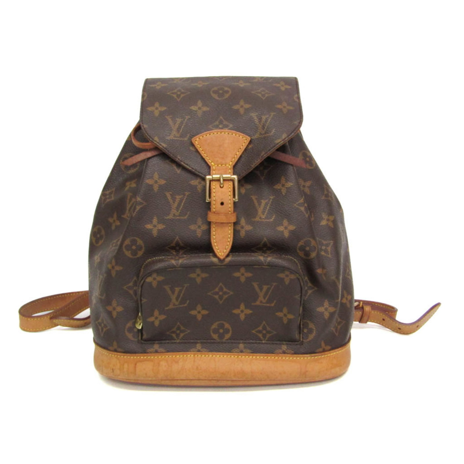Vuitton Louis Monogram Backpack: Vuitton Louis Monogram Backpack The Vuitton Louis Monogram Backpack is a stylish and functional accessory from the iconic French brand. Featuring the signature Montsouris MM M51136 design, this brown