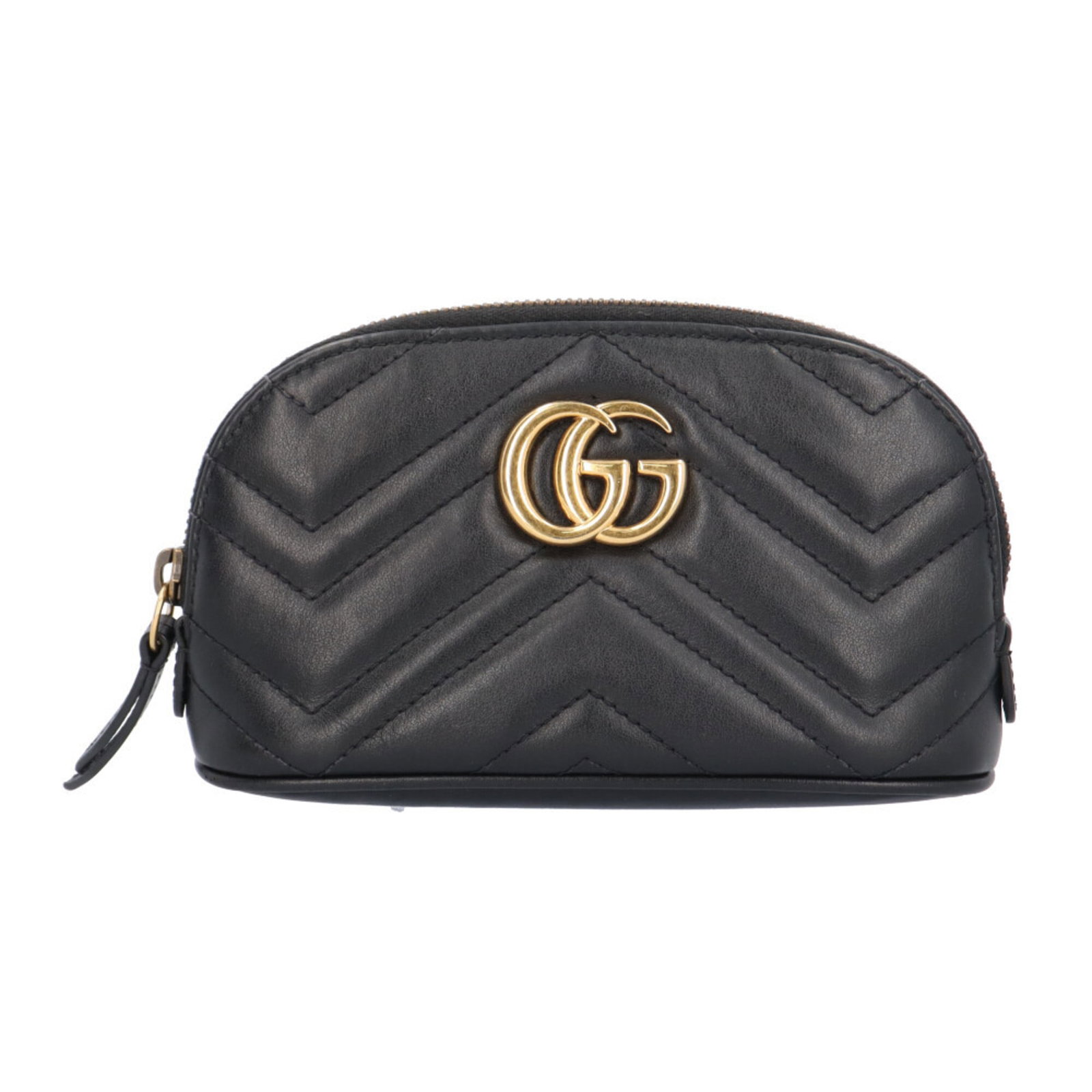 Gucci Pouch Leather: Gucci Pouch Leather Black Gucci leather pouch with a sleek 10cm x 17cm x 6cm size, perfect for a small accessory or everyday carry. This stylish pouch is crafted from high-quality leather and features