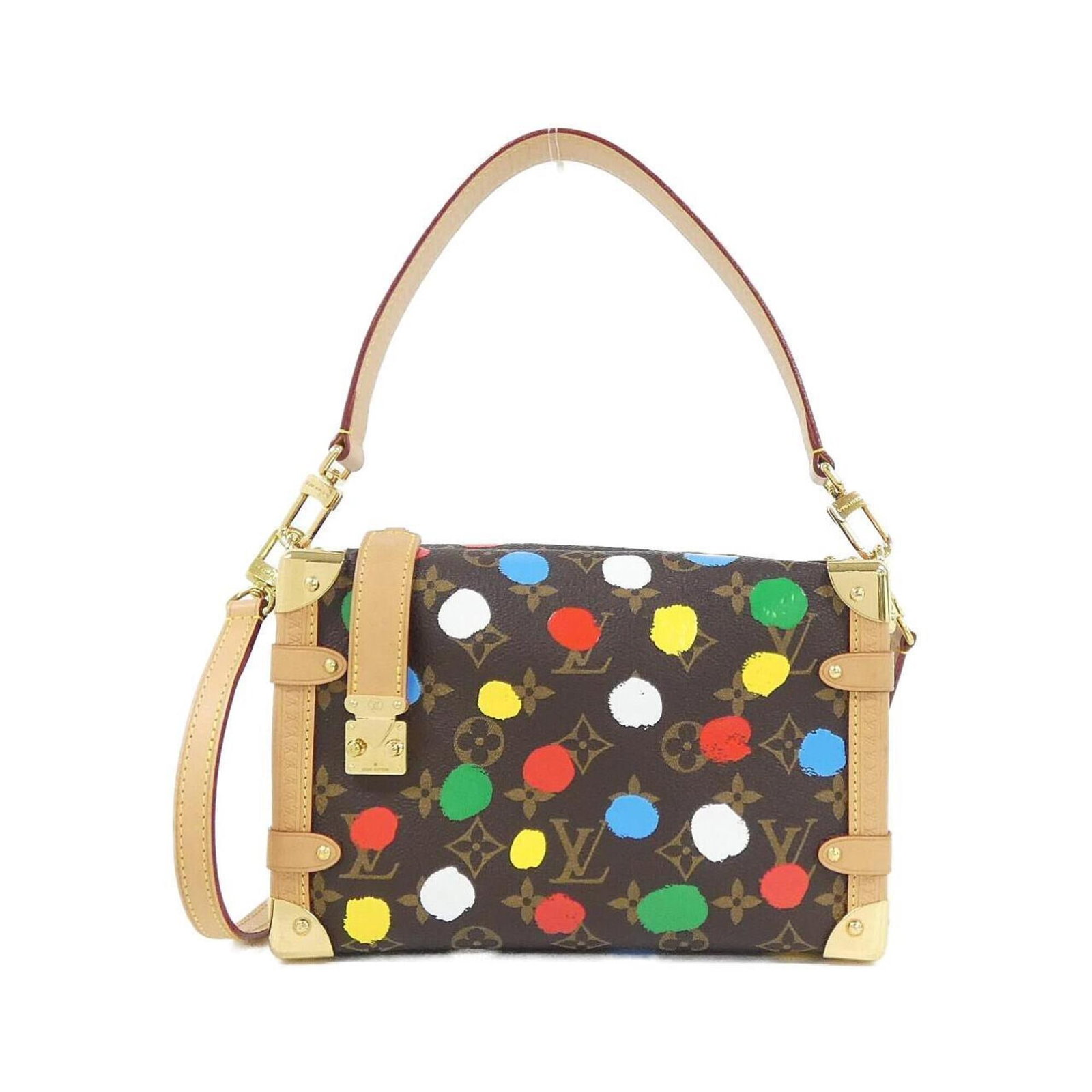 Shoulder Bag Monogram Louis Vuitton: Shoulder Bag Monogram Louis Vuitton Monogrammed with iconic Louis Vuitton style, this shoulder bag boasts a timeless design. Made from high-quality material, its classic monogram pattern in Marron