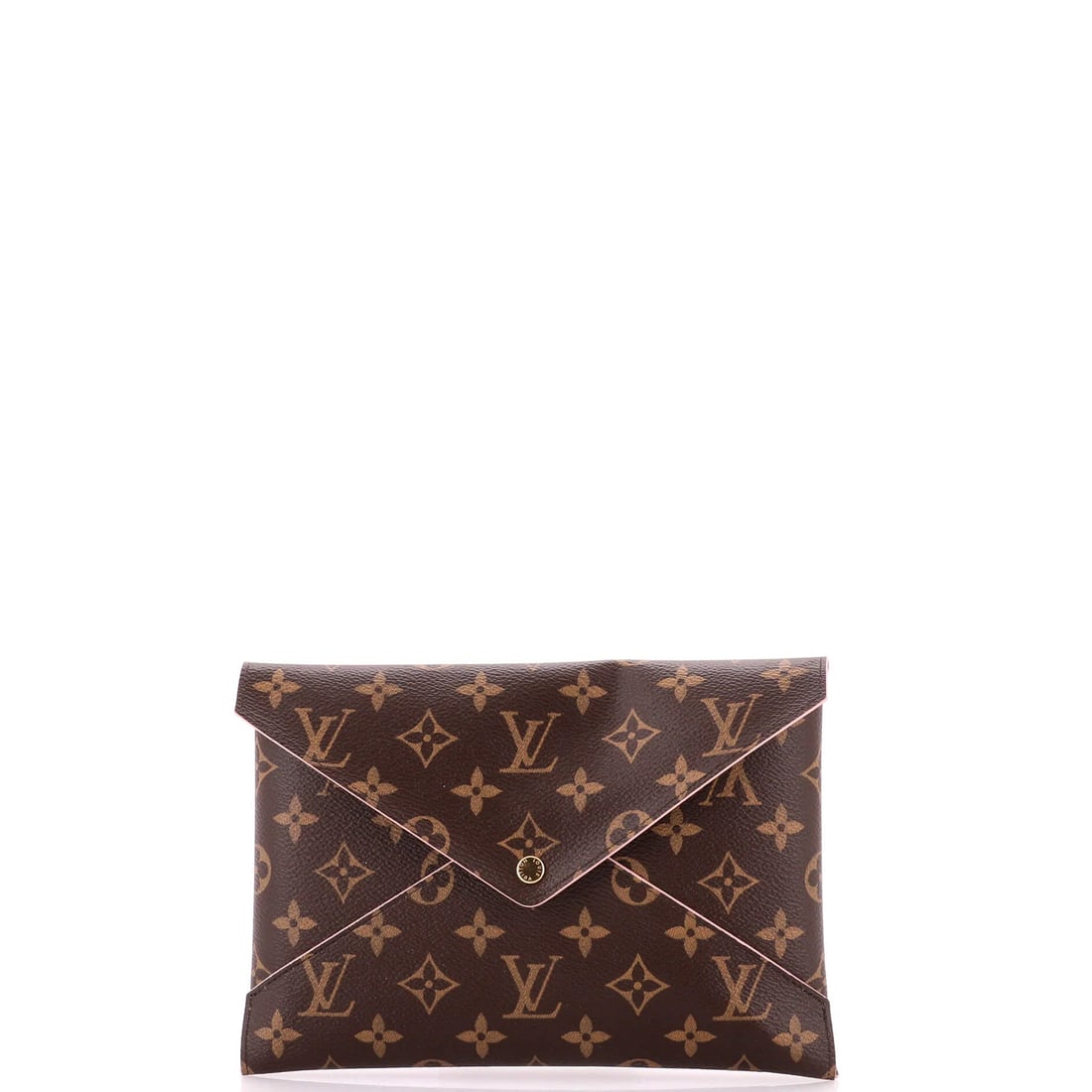 Canvas Monogram Pochette GM Vuitton Kirigami Louis: Canvas Monogram Pochette GM Vuitton Kirigami Louis Canvas Monogram Pochette GM Vuitton Kirigami Louis in Brown. This Louis Vuitton pochette features a distinctive monogram canvas exterior with a