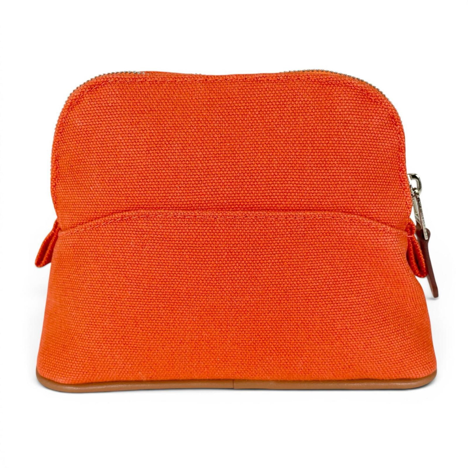 Elastane Leather Cotton Polyamide Hermes Pouch - 2
