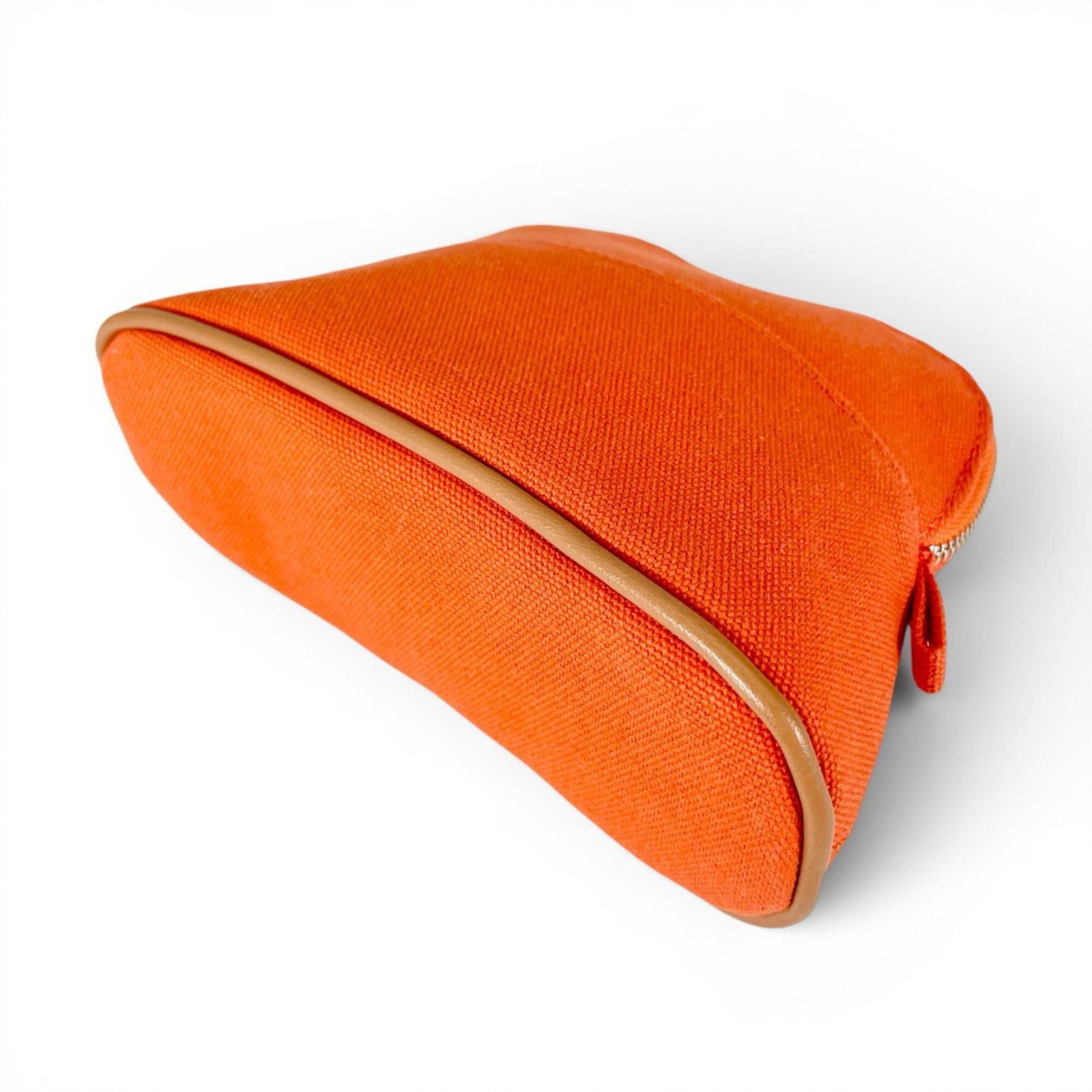 Elastane Leather Cotton Polyamide Hermes Pouch - 3