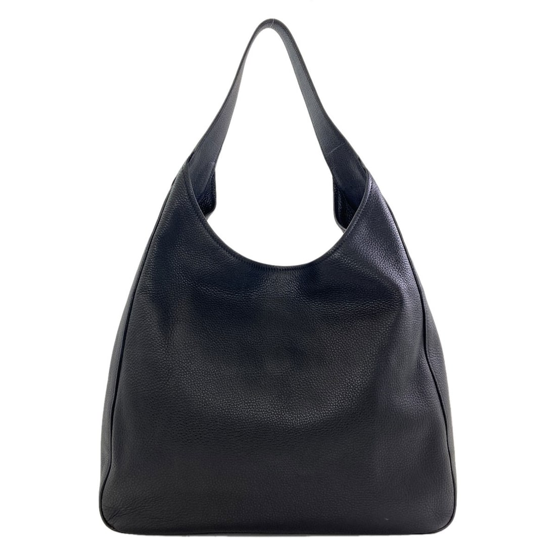 Calf Tote Bag Belt Prada: Calf Tote Bag Belt Prada Calf Tote Bag Belt Prada is made from high-quality Calf material and features a sleek black design with a magnetic closure. The bag measures 13.4 inches in height and 3.5 inch