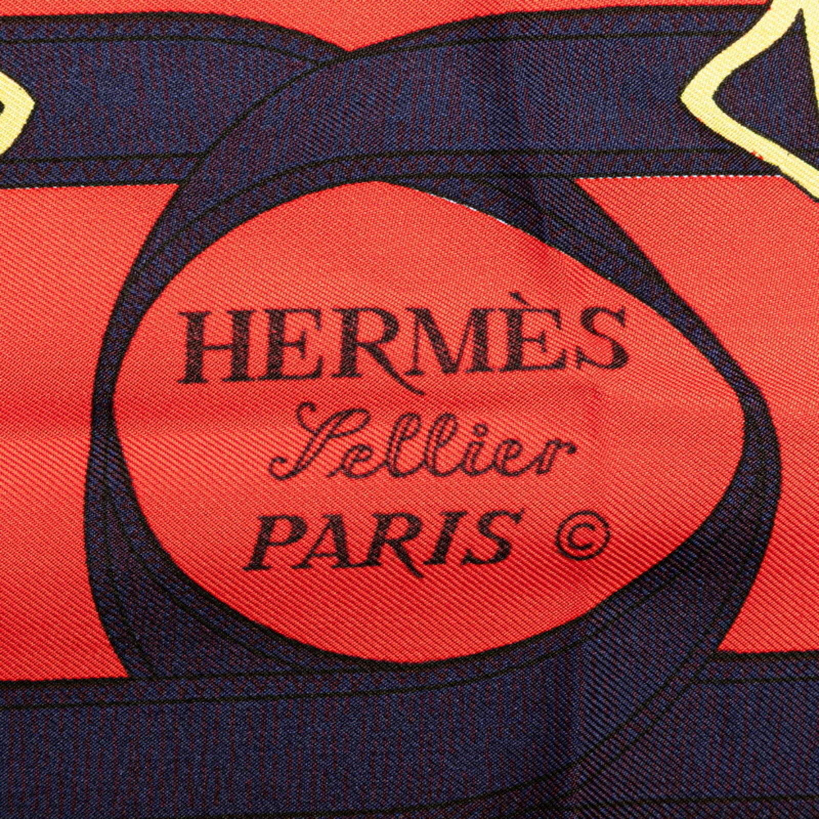 Silk Hermes Scarf - 3