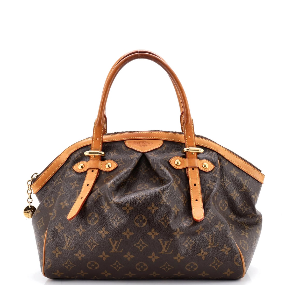Tivoli Handbag Canvas Monogram Louis Vuitton GM: Tivoli Handbag Canvas Monogram Louis Vuitton GM Tivoli Handbag Canvas Monogram Louis Vuitton GM - A Timeless Brown Canvas Satchel with Monogram Pattern. This Louis Vuitton GM handbag features a