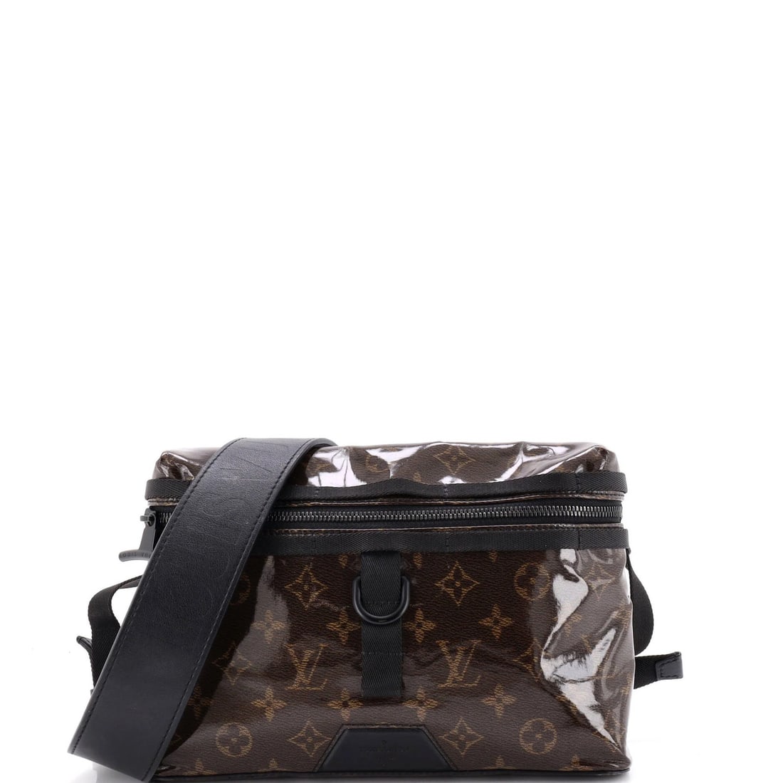 Limited Edition Louis Vuitton Monogram Glaze Canvas PM Bag: Limited Edition Louis Vuitton Monogram Glaze Canvas PM Bag Brown Limited Edition Louis Vuitton Monogram Glaze Canvas PM Cross Body Bag with minor scuffs and creases, featuring a classic design and