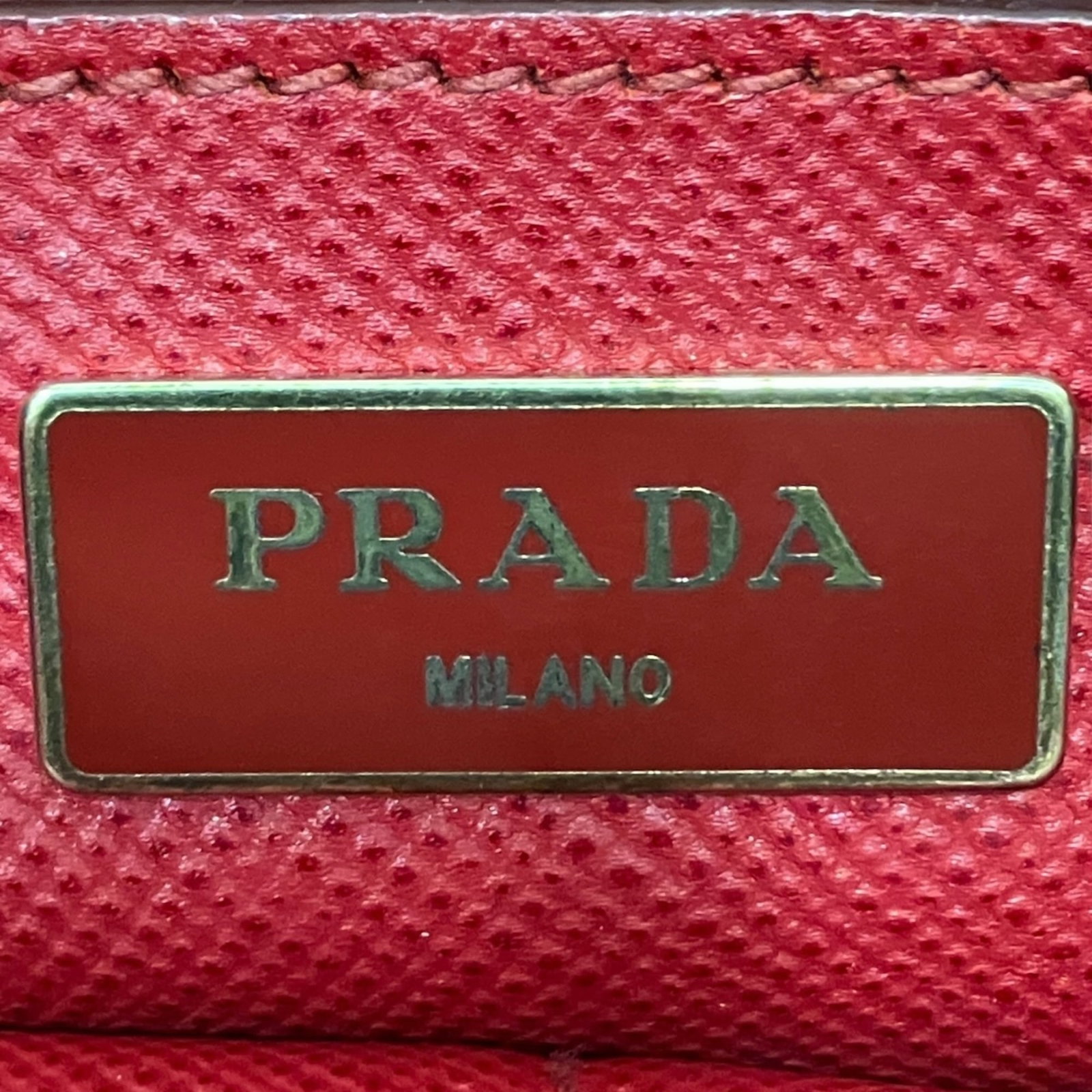 Shoulder Bag Leather Prada - 4
