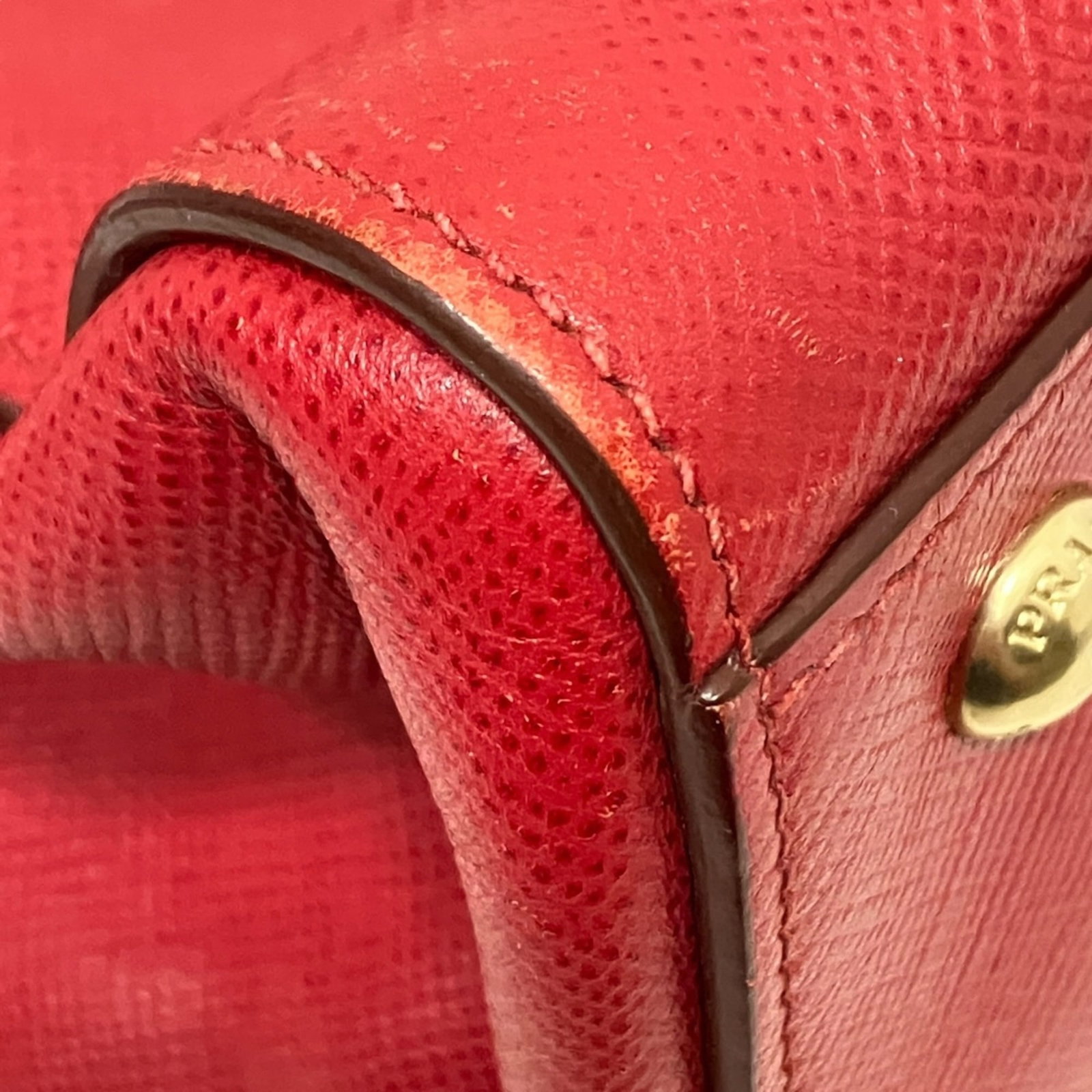 Shoulder Bag Leather Prada - 6