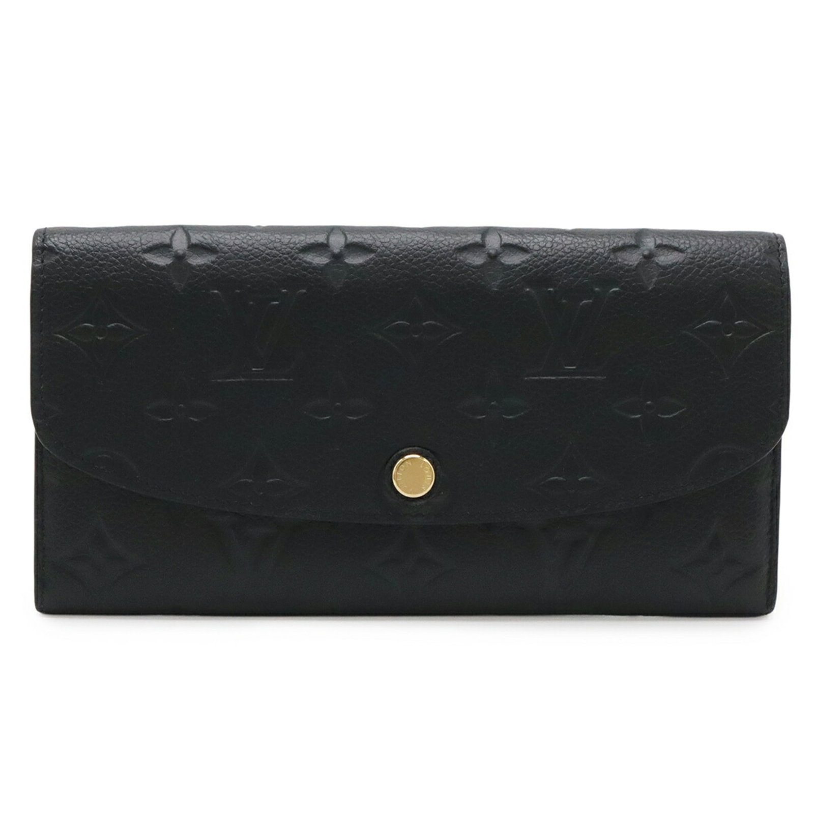 Bi Fold Monogram Empreinte Wallet Louis Vuitton: Bi Fold Monogram Empreinte Wallet Louis Vuitton Bi Fold Monogram Empreinte Wallet Louis Vuitton is a sleek, black bi-fold wallet featuring the iconic Monogram Empreinte pattern. Made from