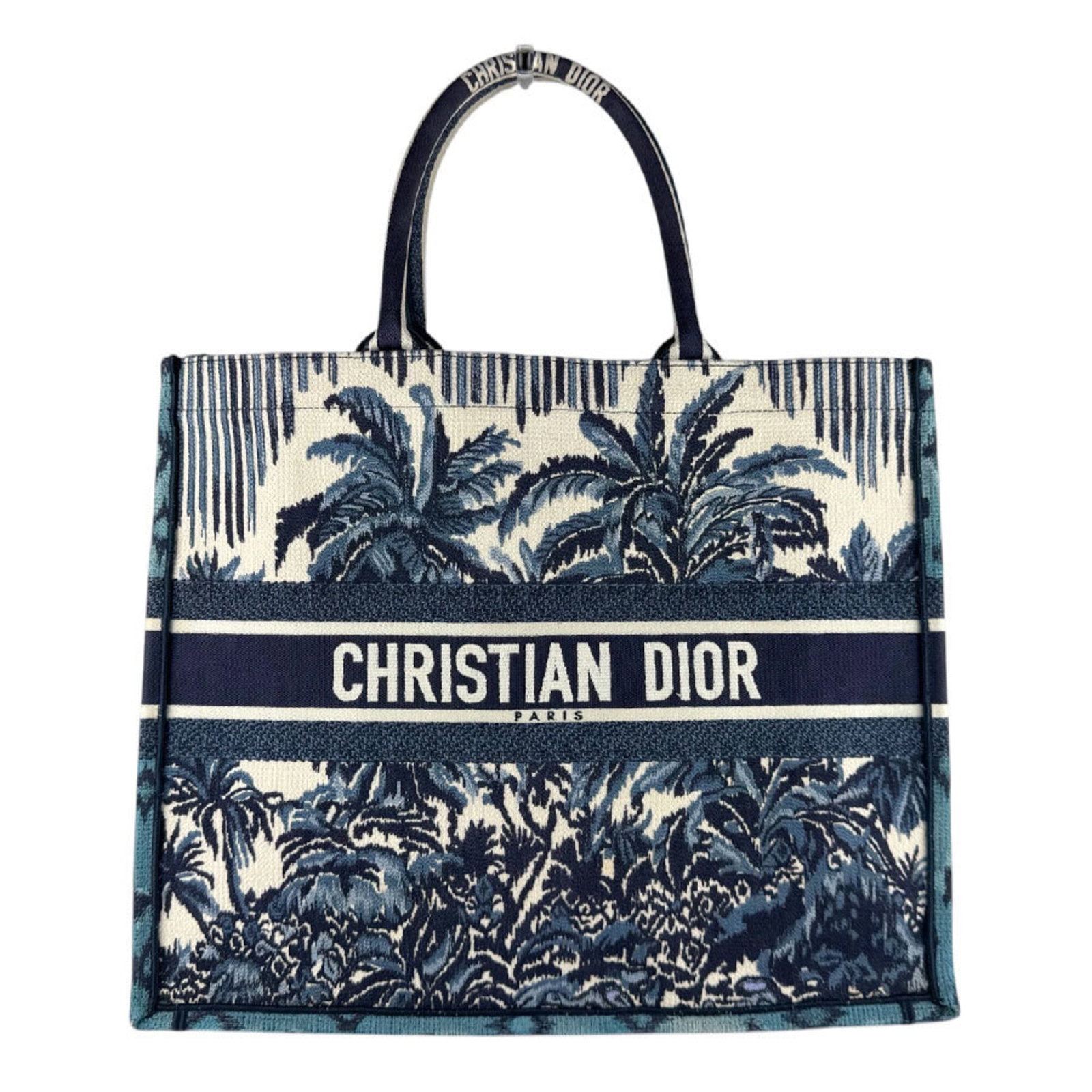 Christian Dior Handbag Canvas: Christian Dior Handbag Canvas Canvas handbag from Christian Dior, made from high-quality canvas material, with a navy color and dimensions of 34cm x 42cm x 17cm. This classic design is a timeless