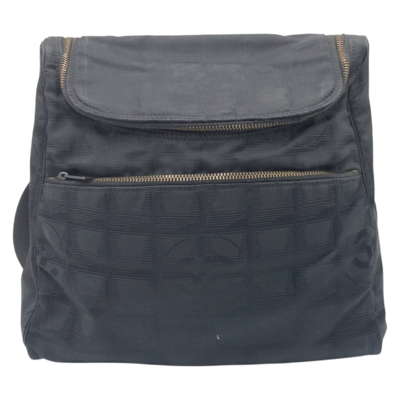 Nylon Backpack Chanel: Nylon Backpack Chanel The Chanel Nylon Backpack is a sleek and modern design from the iconic French fashion house. Made from high-quality nylon, this black backpack features a classic design with