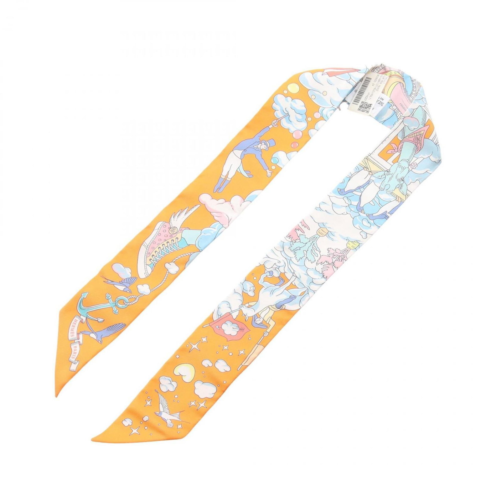 Silk Hermes Scarf - 2