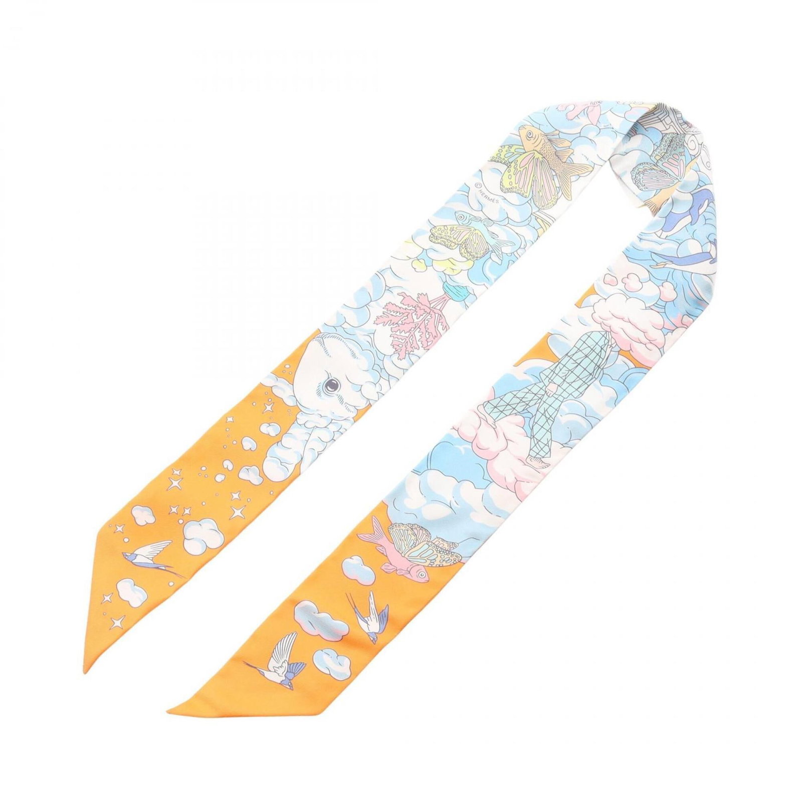 Silk Hermes Scarf - 3
